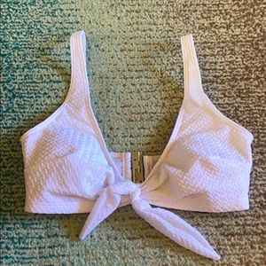 Fuller Bust White Bikini Top - Never worn